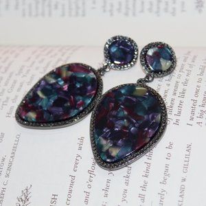 Gorgeous Statement Cocktail Earrings BOLD NEW NWT